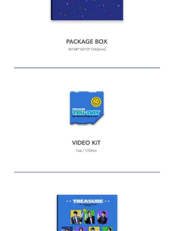 Альбом TREASURE - TEU-DAY TREASURE 1st Private Stage KIT VIDEO