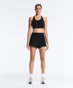OYSHO Двойные шорты Compressive Pocket 10 см, черный