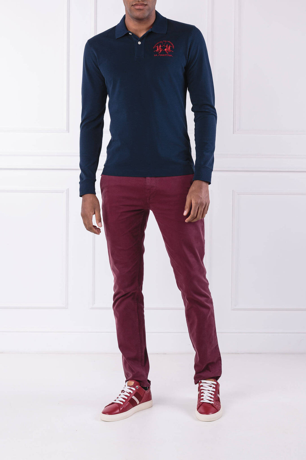 поло milo La Martina - темно-синий(CCMP03 PK001)