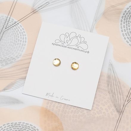 Серьги-пусеты "Роса"