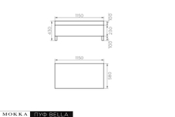 MOKKA БЕЛЛА / BELLA пуф большой