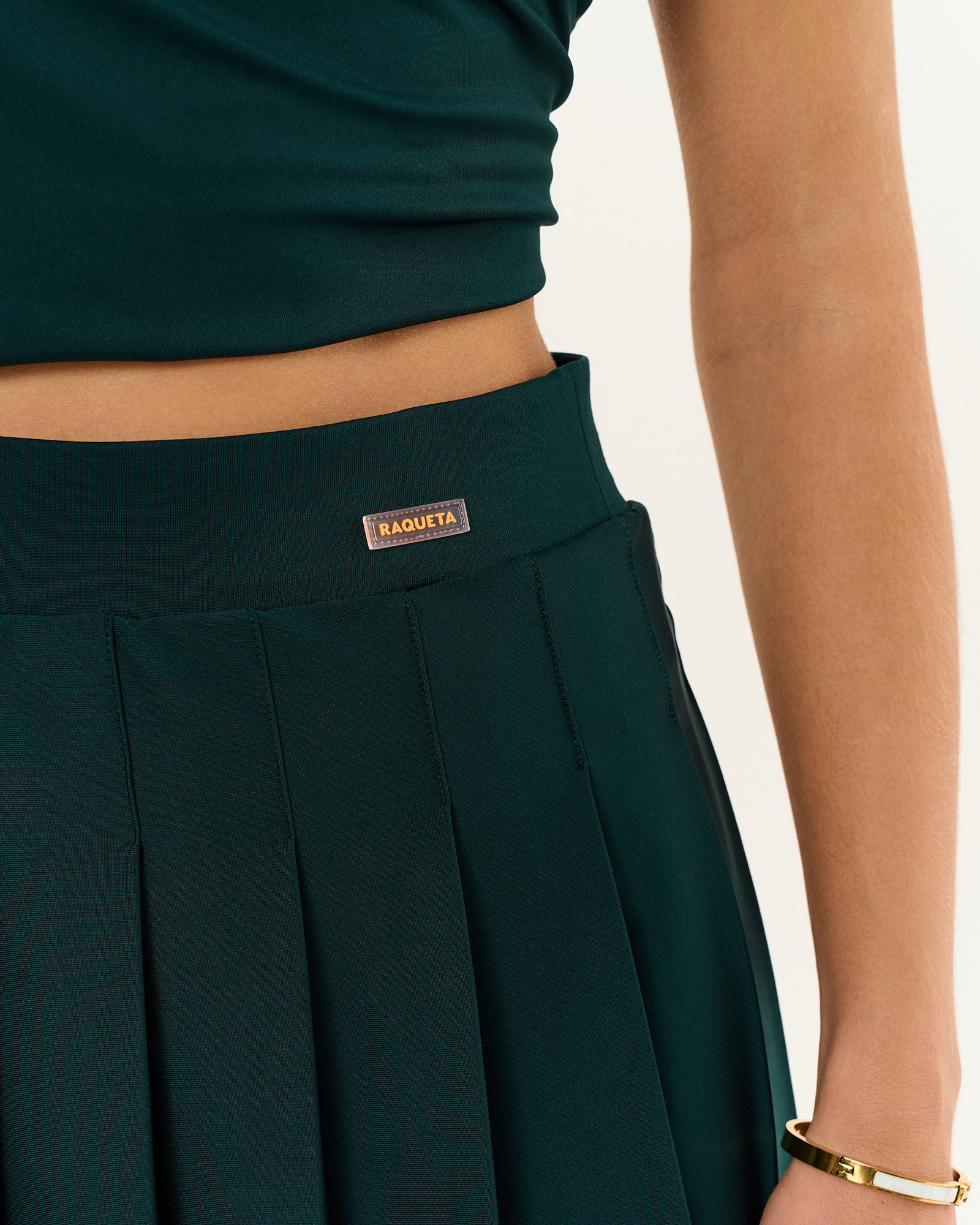 Юбка плиссе High-grade, Deep green