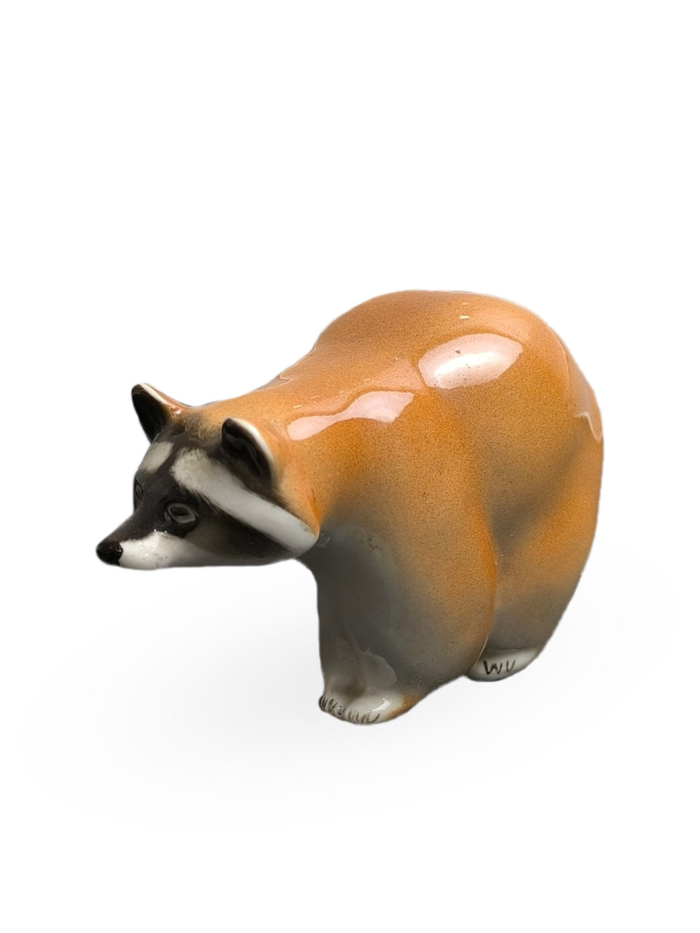 Фарфоровая статуэтка "Енот" ЛФЗ, СССР, 1970-1991 гг.