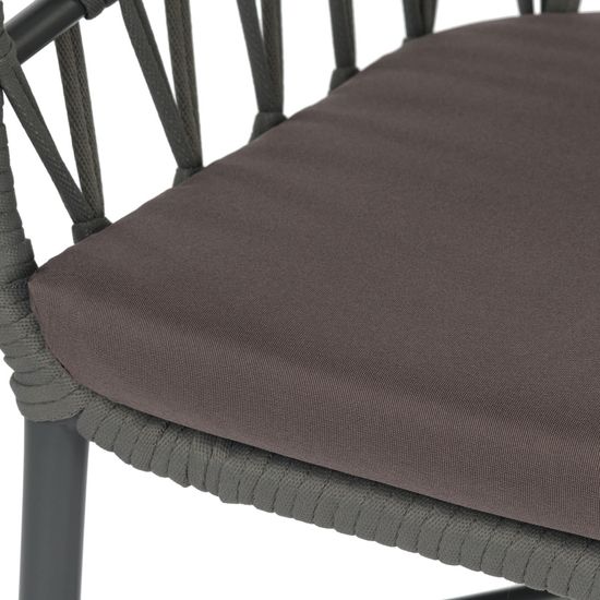 Cтул садовый Liberec цвет антрацитовый/серый