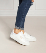 Кожаные кроссовки TORY BURCH - белый(143067)