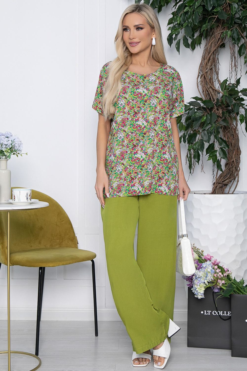 Костюм Шейла (зеленый) К10405 LT Collection