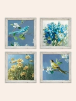 Картины на стену интерьерные на холсте 4 шт