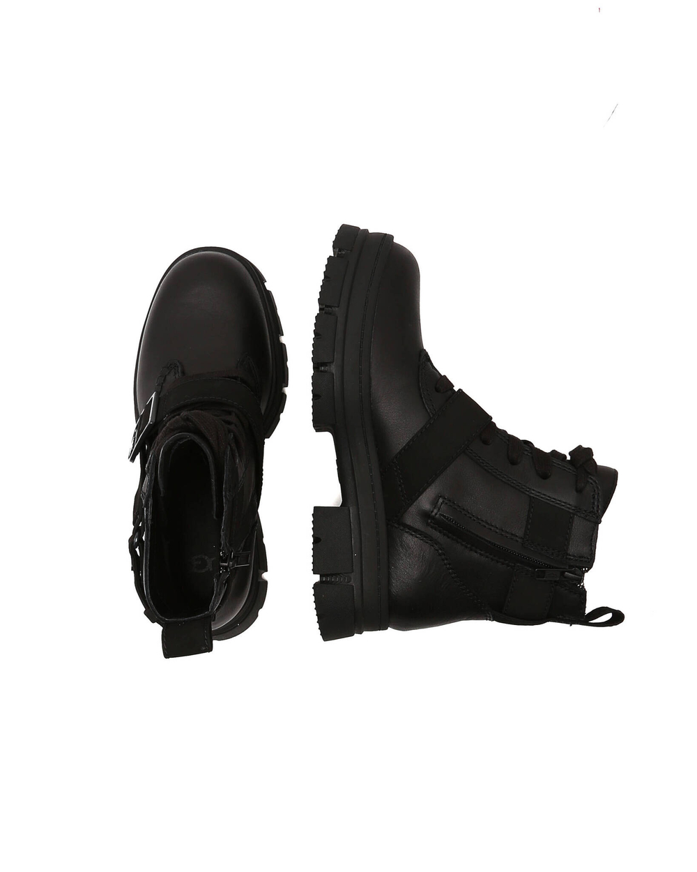 Кожаные ботильоны ashton lace up UGG - черный(1130518)