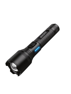 Фонарь аккумуляторный AccuF1-L15WZ-bk 15Вт XHP60 800Лм Li-ion 18650 3.7В 1200мАч (5режимов; с функцией ZOOM; кабель USB-Type-C в комплекте) черн. IPX4 ФАZА 5050402