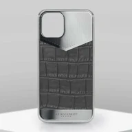 Чехол для iPhone 12 - Тисненная Кожа (Divided Leather Edition)