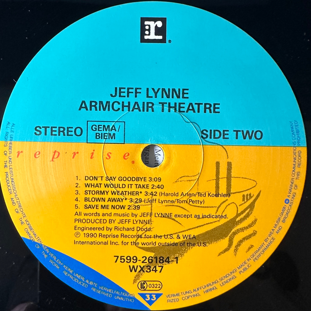 Jeff Lynne – Armchair Theatre (Германия 1990г.)