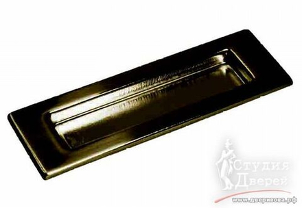Ручка-купе SL020-BH черный никель  (квадратная) на одну сторону (1 шт.)