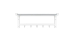 Вешалка - аналог IKEA/МИЧА/ИКЕА, 82x33см, белый