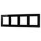 Рамка стеклянная FRM-GLARE-GS-4-BK Arlight 043803