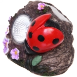 Фонарь садовый «Божья коровка» 11,5*13см, на солнечной батарее, керамика