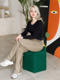 Пуф Сота Велюр Зеленый