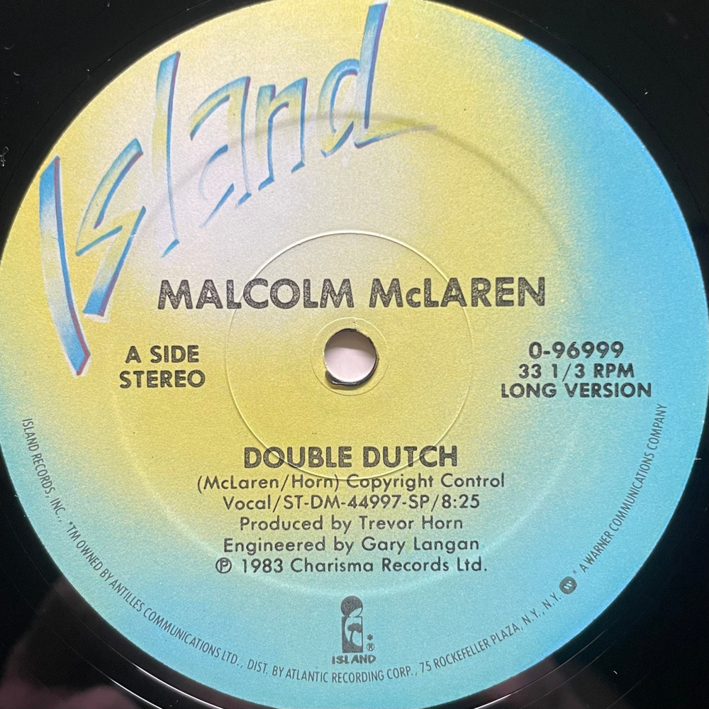 Malcolm McLaren ‎– Double Dutch (США 1983г.) 12", 33 ⅓ RPM
