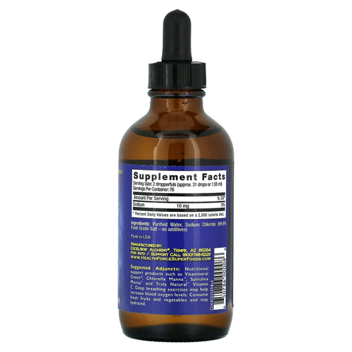 HealthForce Superfoods, Oxygen Extreme, кислород, 118,2 мл (4 жидк. унции)