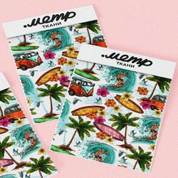 Ткань поплин пляж и сервинг