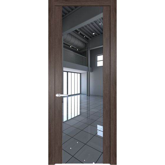 Межкомнатная дверь Profil Doors 1.7N дуб тобакко зеркало