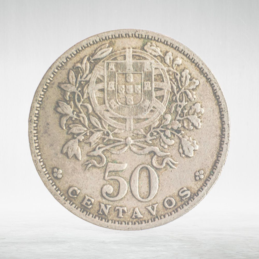 Portugal, 50 Centavos, 1951, VF