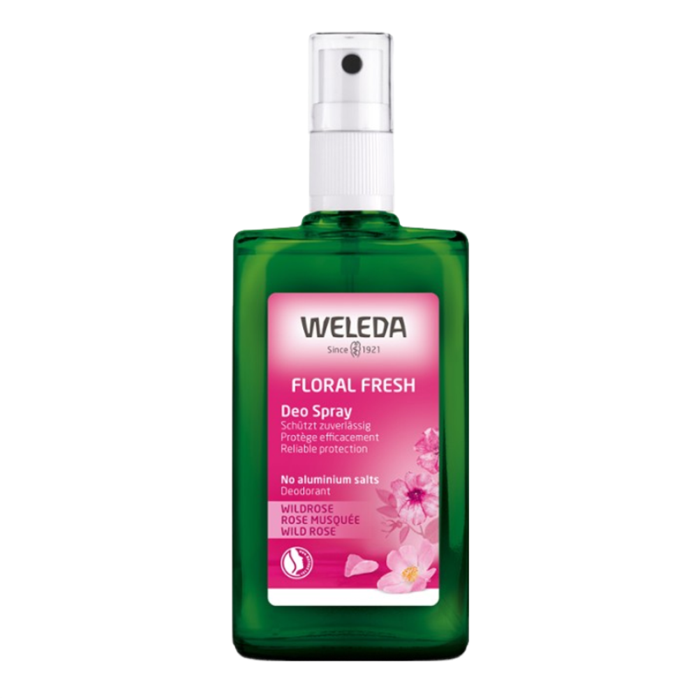 Розовый дезодорант 100мл (WELEDA)