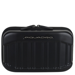 Бьюти-кейс Piquadro PQ LIGHT (CA6172PQL/NO) 23x13x8см 2.40л. поликарбонат черный матов.