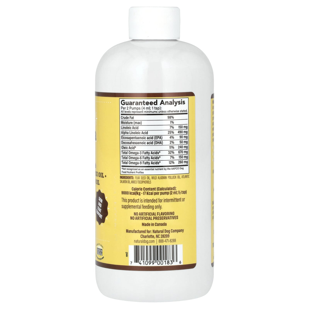 Natural Dog Company, Ultra Omega Oil, для собак, 473 мл (16 жидк. унц.)