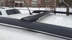 Багажник на рейлинги для Mercedes GL-Class II (X166) 5 дв. SUV 2012-2020 ,черный