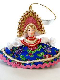 Кукла-подвеска сувенирная Плясунья
