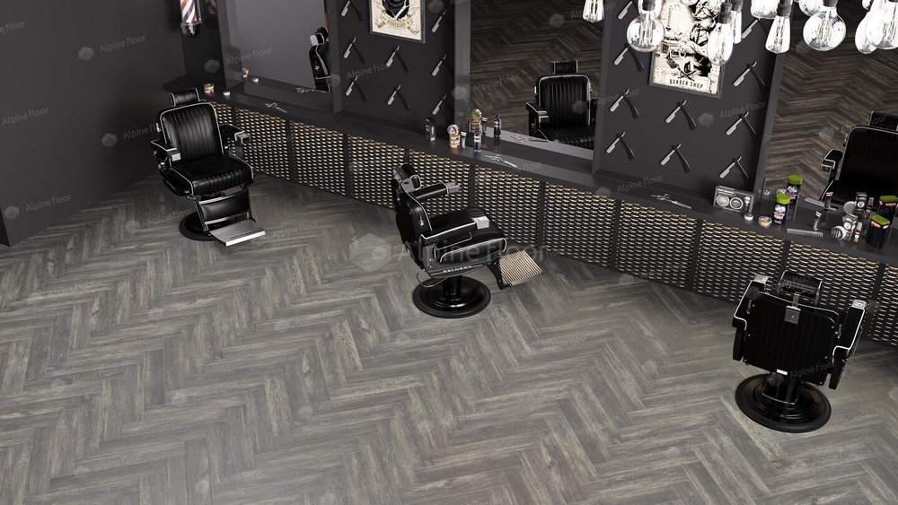 Кварцвиниловая плитка Parquet LVT Венге Грей ECO 16-8
