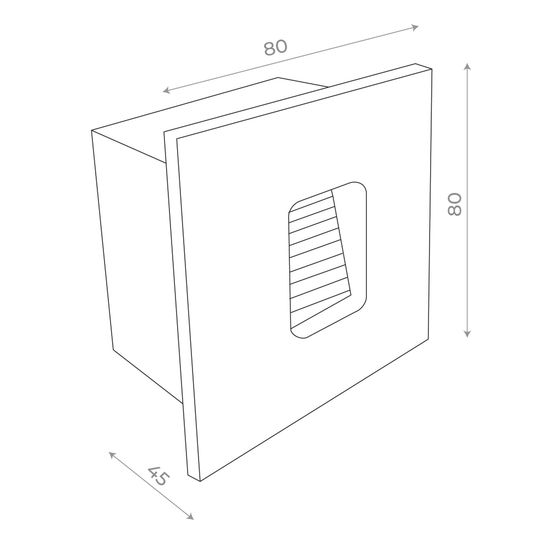 SL9501.441.01 Светильник уличный настенный ST-Luce Черный LED 1*1W 4000K VISANO