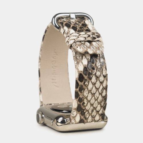 Ремешок для Apple Watch 40/41/42 mm из кожи питона, цвета Natur