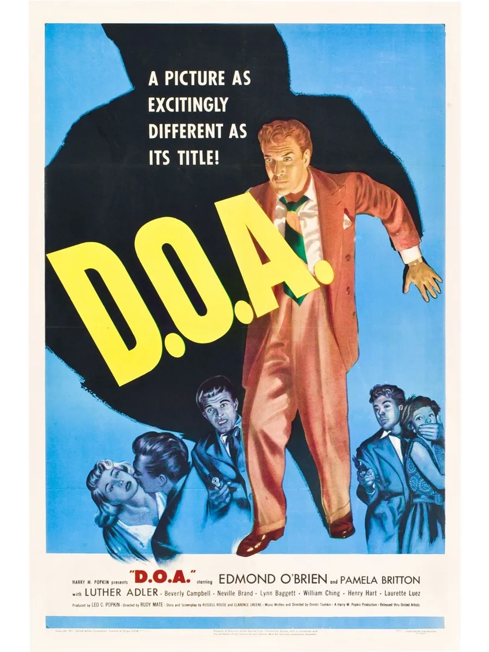 Мёртв по прибытии (1949) (DVD-R), Русский язык.