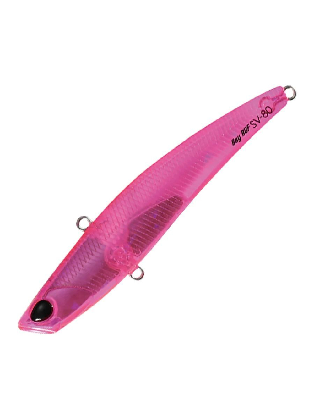 Воблер DUO Bay Ruf SV Vibe 80S, MCC3317 Chrome Gigo, 80 мм, 15 г, тонущий, виб