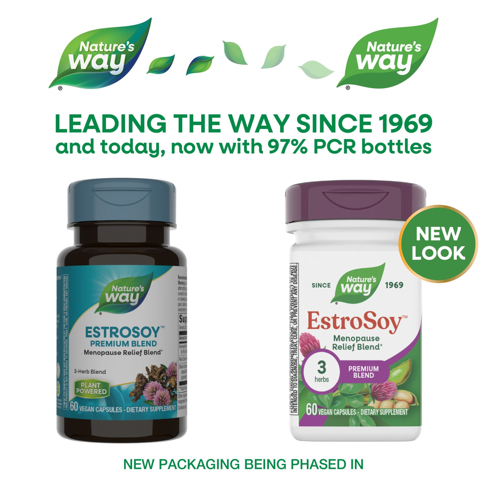 Nature's Way, EstroSoy™, смесь премиального качества, 60 веганских капсул