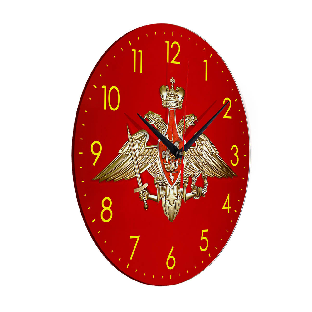 Настенные часы "символика ВС России"