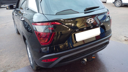 Фаркоп Hyundai Creta 2016-2021, 2021-2022, условно-съемный,(без электрики) Трейлер.7261
