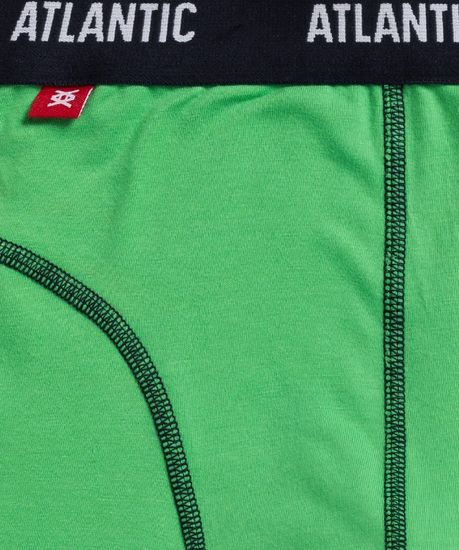 Трусы мужские боксеры (3шт), Atlantic 3MH-047, зеленые + голубые + темно-синие