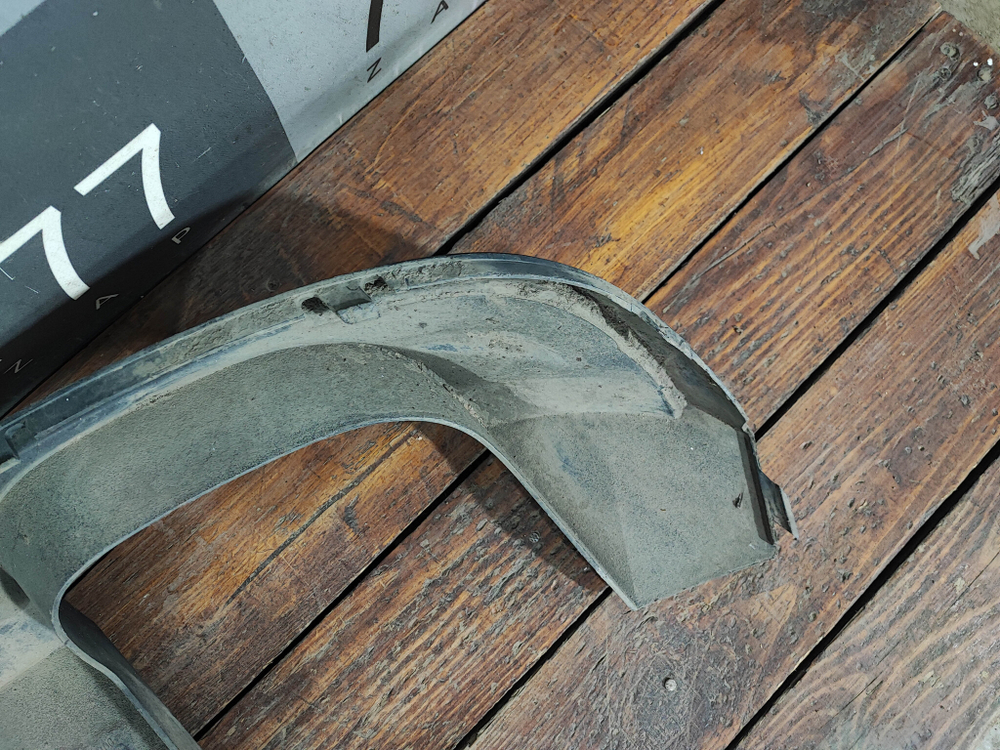 Юбка заднего бампера S-line Audi A4 (B9) 15-19 Б/У Оригинал 8W0807521B