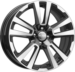 K&K KC874 6.5x17 4x100 ET 43 Dia 60.1 (алмаз черный)