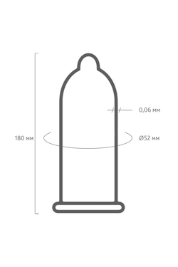 Презервативы Unilatex, natural plain, гладкие, классические, 19 см, 5,4 см, 15 шт.