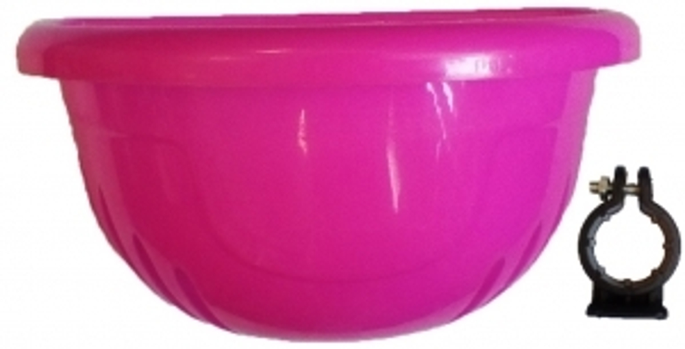 Корзинка для детского самоката, крепление 30мм, розовая SPP 8 pink