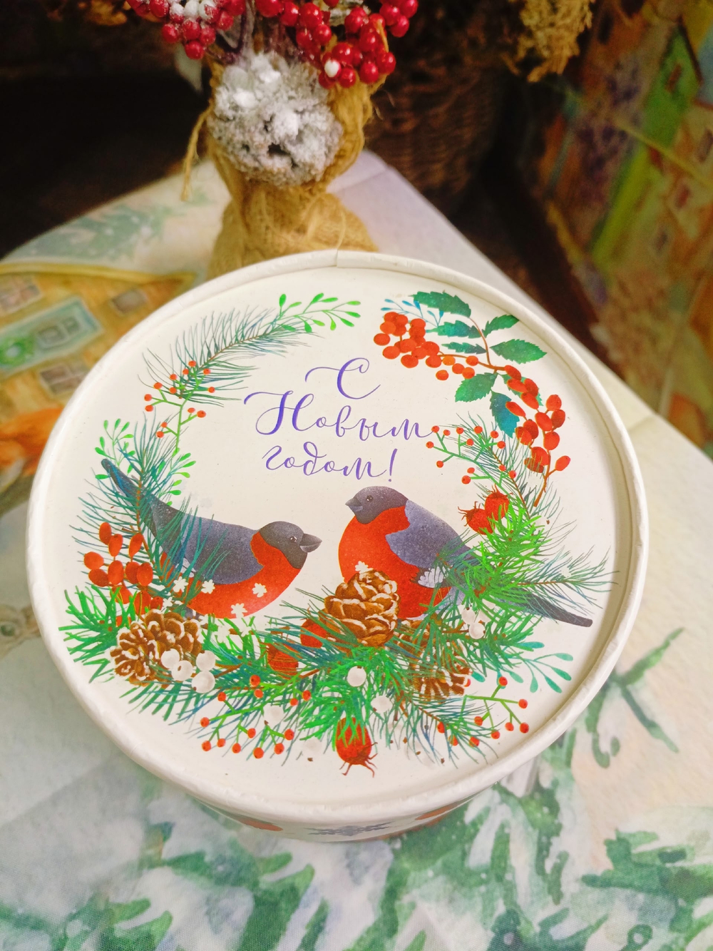 Новогодний набор "СНЕГИРИ"