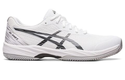 Мужские кроссовки теннисные Asics Gel-Game 9 Clay/OC - white/black