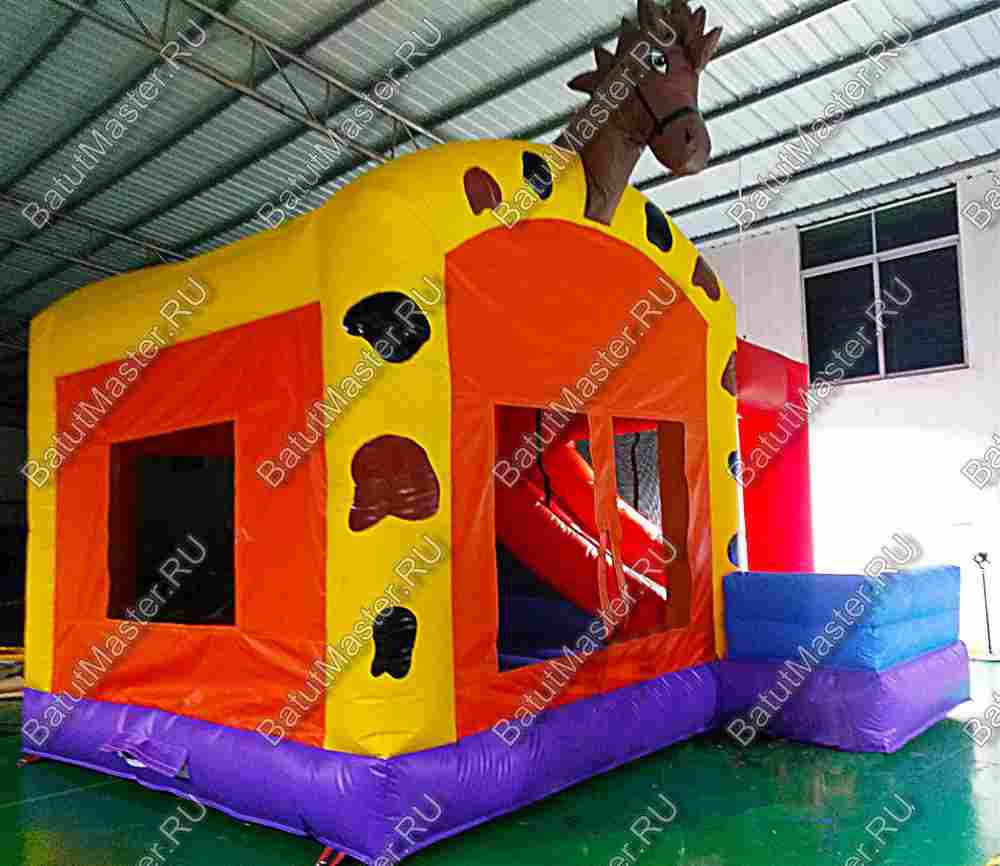 Коммерческий батут "Ранчо", 4*4*4 м