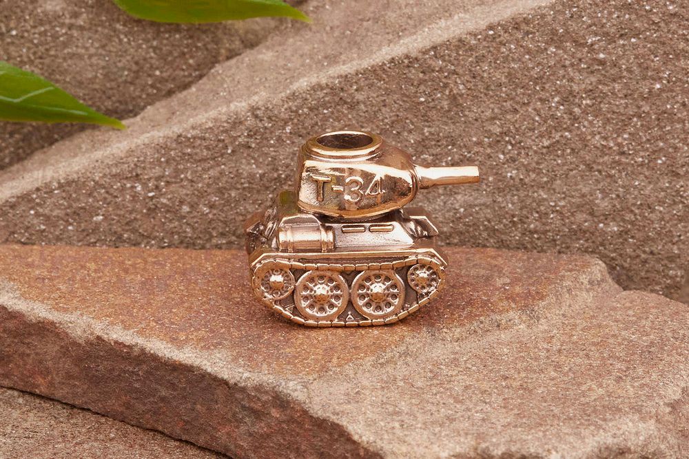 Бусина на темляк Т-34 от мастерской Крымская бронза