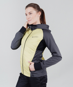 Куртка NORDSKI HYBRID HOOD Black/Yellow, женская, NSW853191