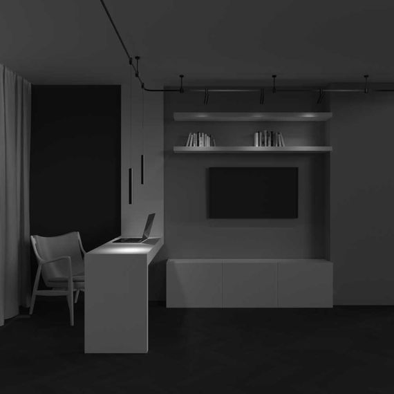 Трековый светильник Maytoni Technical TR155-1-5W3K-B