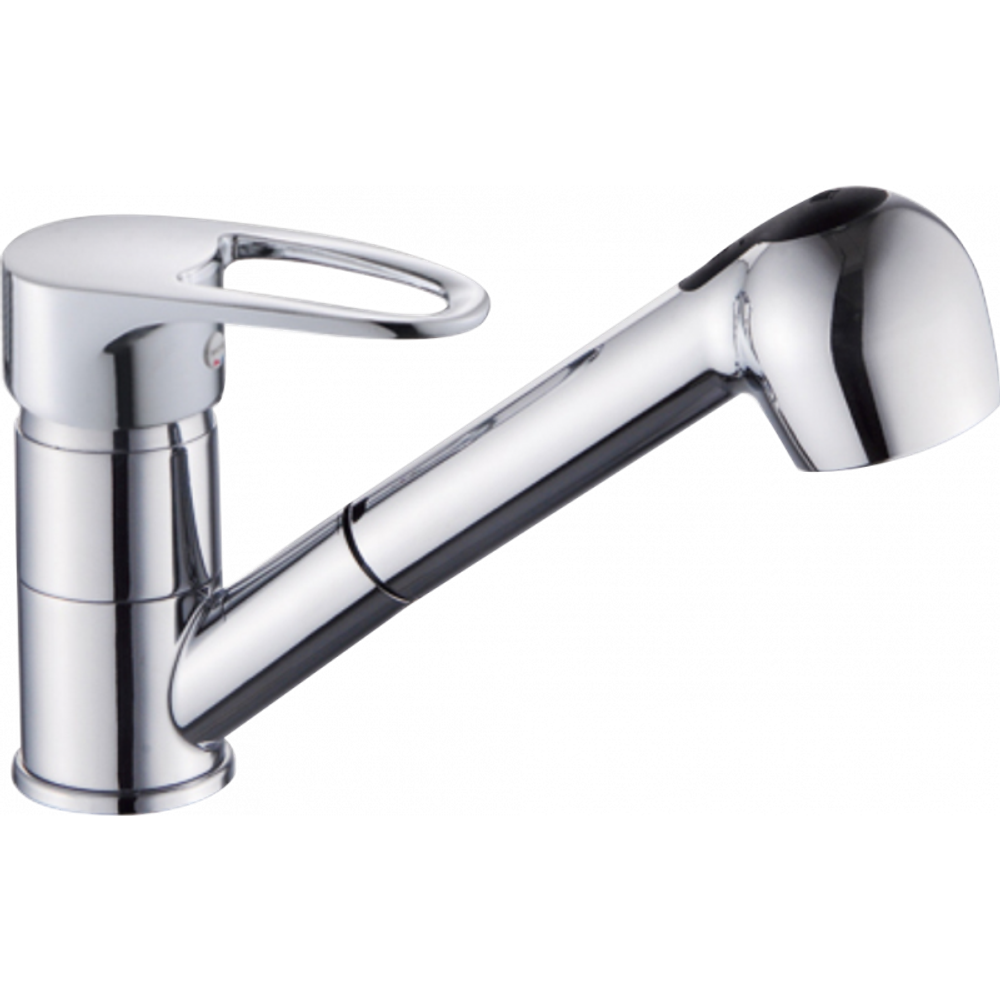 40024 Смеситель для кухни с ВЫД. лейкой HANSEN  (10/1шт)